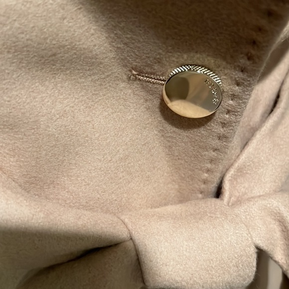 Ted Baker Roses Short Wool Wrap Coat Size 1/4 - Picture 6 of 10